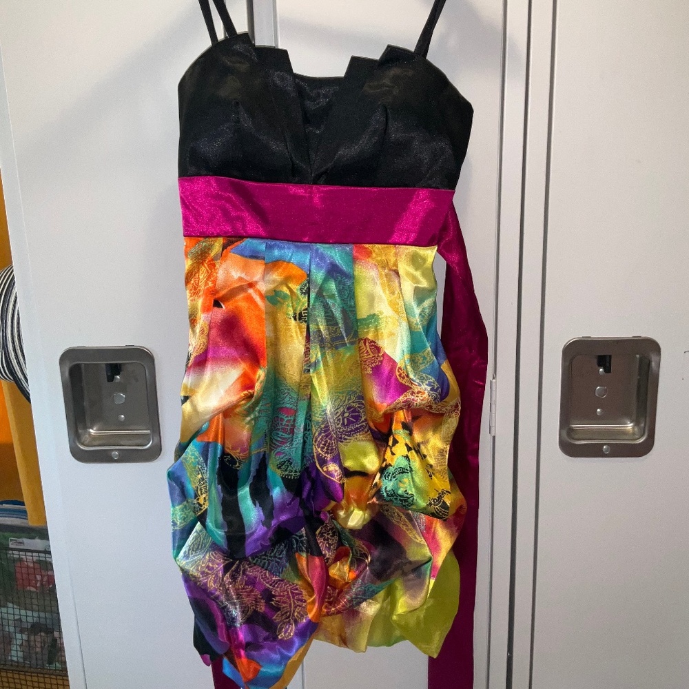 Multicolor Party Dress